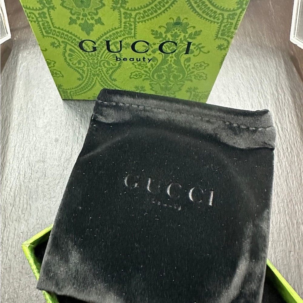 Gucci Silver Patterned Compact Mirror - image 2